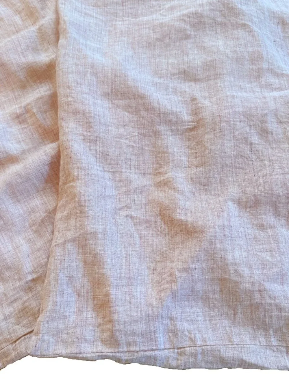 West Elm 100% Linen Red White 26